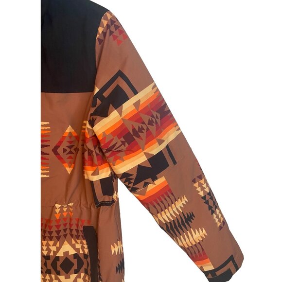 Pendleton XS Sheridan Aztec jacket western wear orange brown black - Picture 6 of 12
